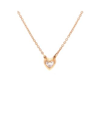 Elsa Peretti Diamonds By The Yard Heart Pendant Necklace