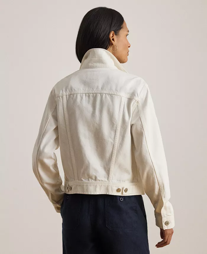 Women's Denim Trucker Jacket - thumbnail 5