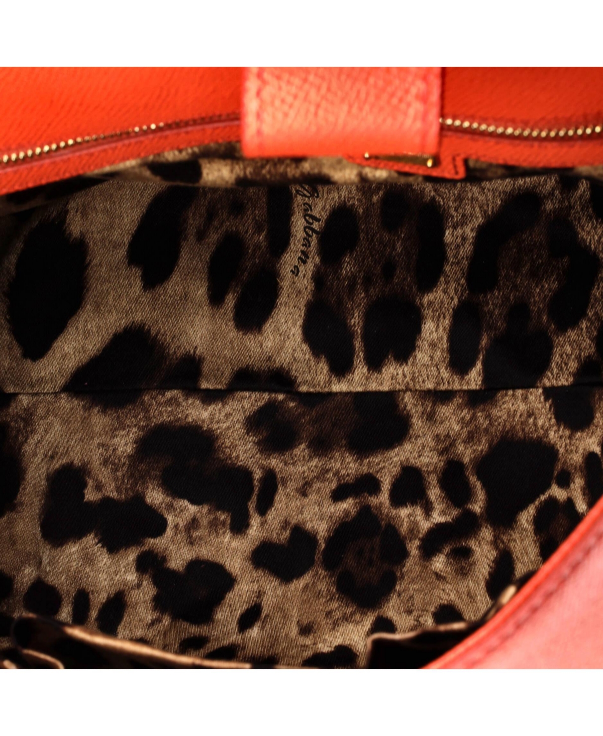 Pre-Owned Dolce & Gabbana Large Miss Sicily Bag Leather