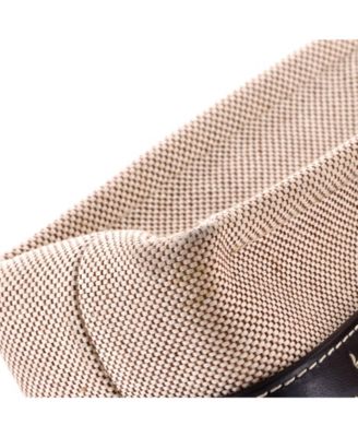 Small Woody Tote Canvas with Leather