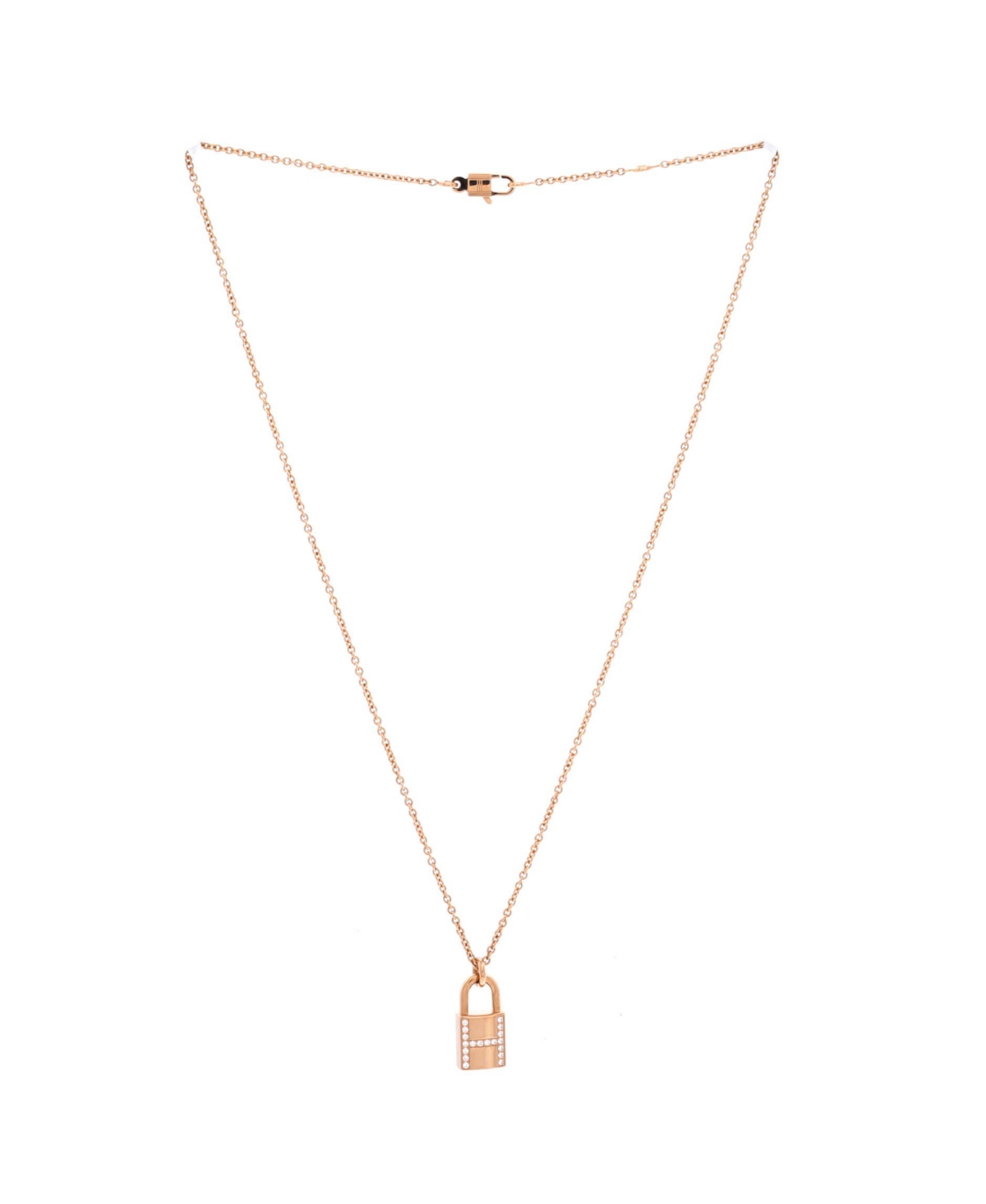 Pre-Owned HERMES Amulettes Cadenas Pendant Necklace