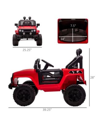 12V Kids Ride On Truck with Remote and Suspension