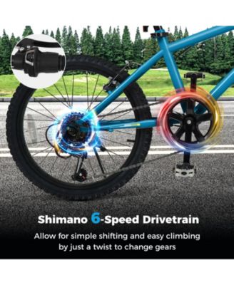 Kids Mountain Bike 20 Inch Child Bicycle for Boys Girls Aged 8+ Years