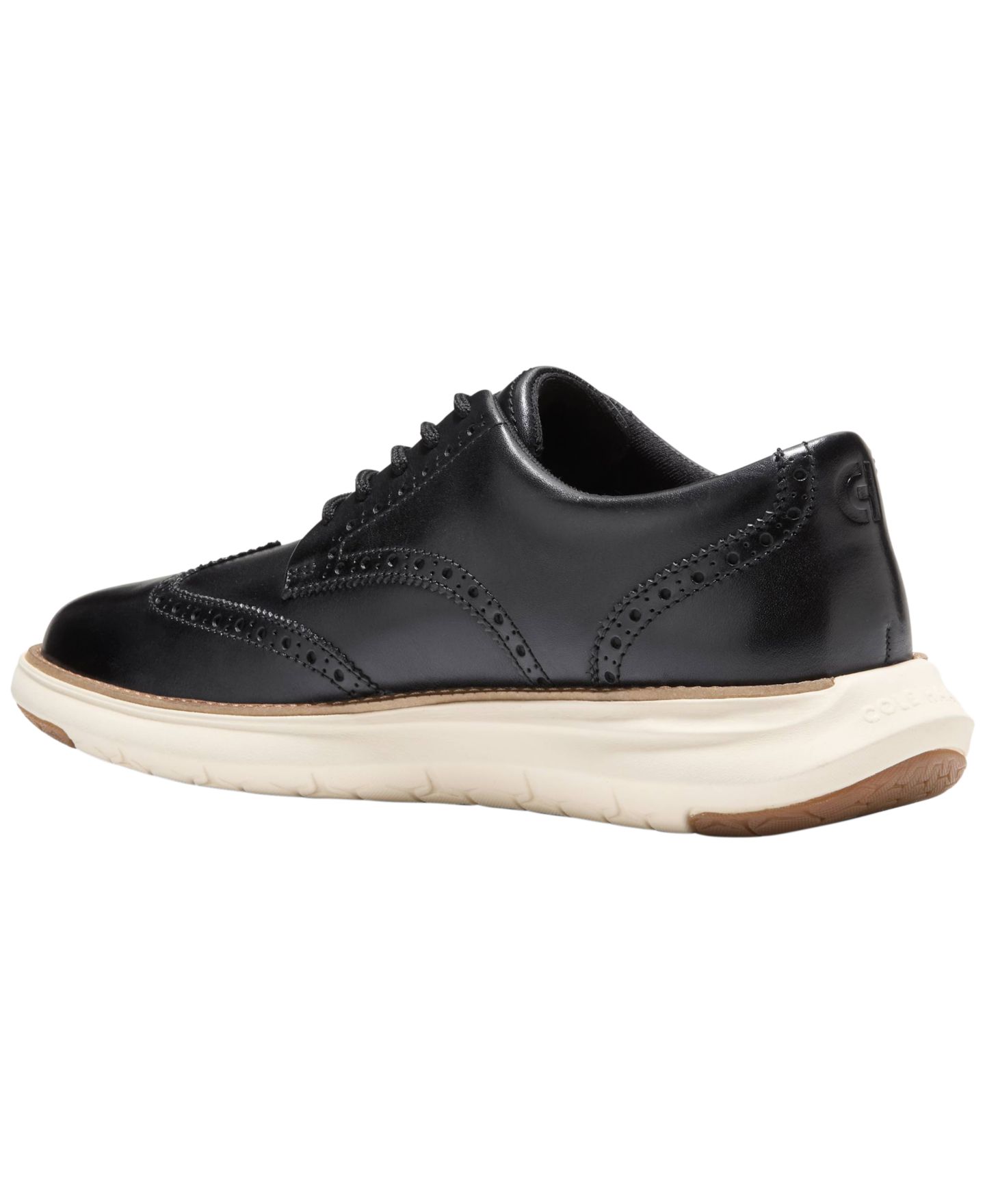 Мужские туфли Cole Haan Grand Remix Wing Lace-Up Oxford, цвет: Чёрный — фото 6