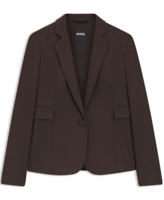 BOSS by Women's Angled Darts Slim-Fit Blazer