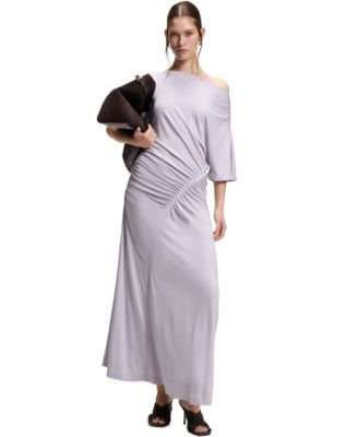 BOSS by Women's Slim-Fit Gathered Detail Jersey Dress