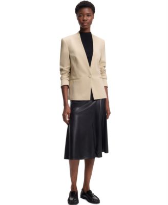 BOSS by Women's Stretch Jersey Regular-Fit Blazer