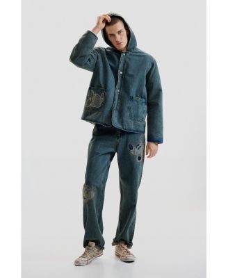 Men's Disney patch jeans