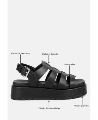 Womens Gayle Platform Gladiator Sandals