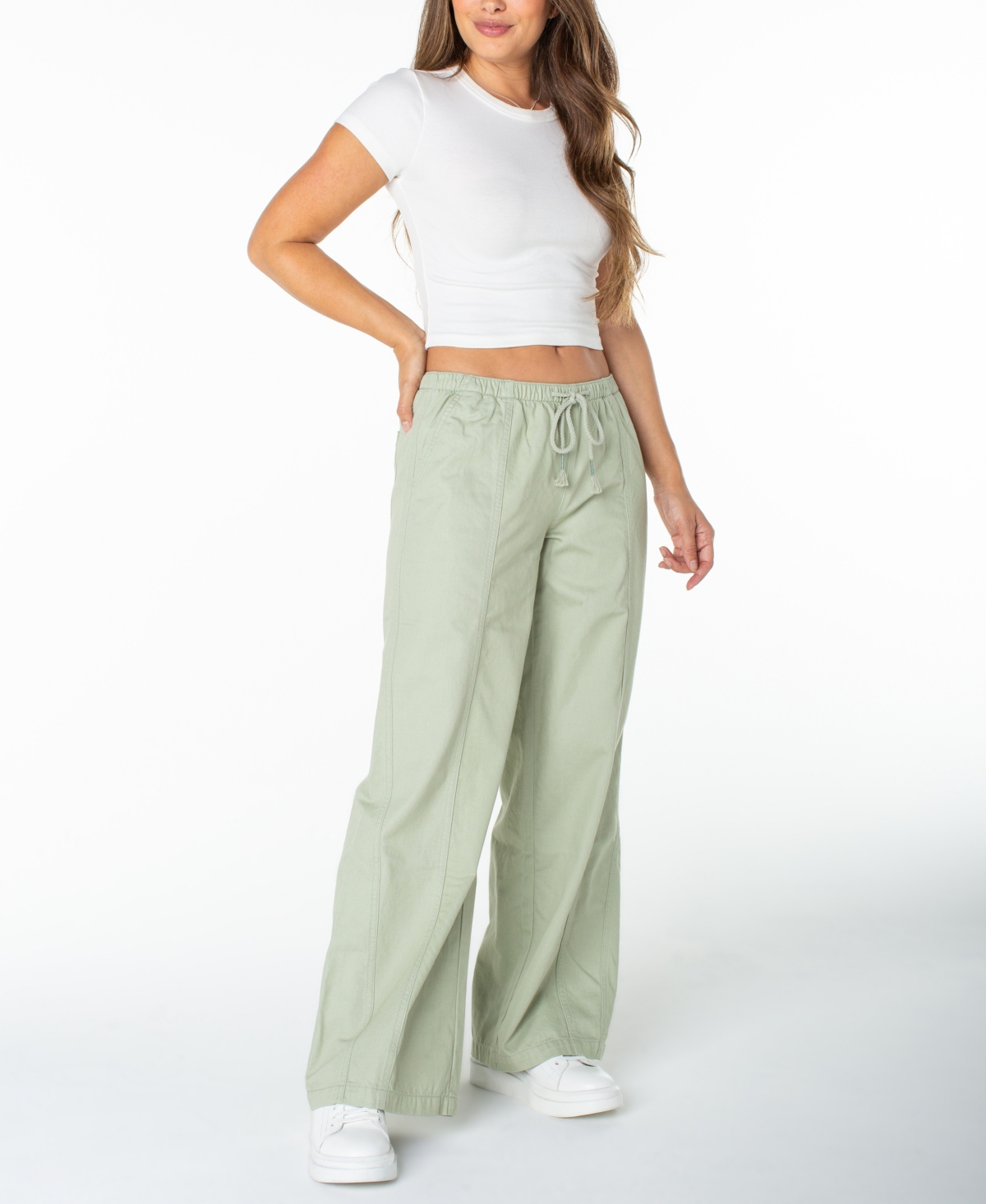 Celebrity Pink Juniors' Pull-On Wide-Leg Pants