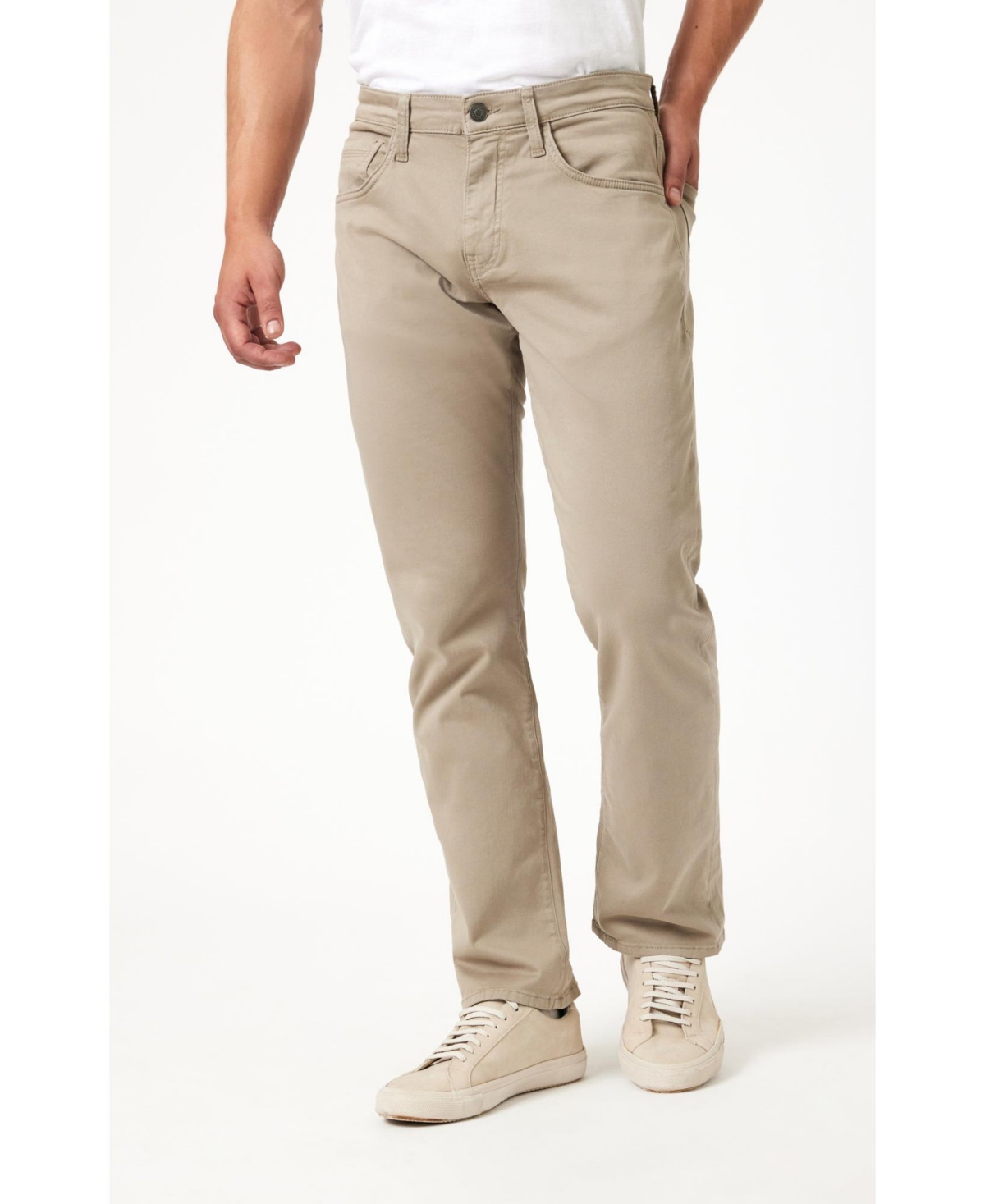 Mavi Jeans Men's Matt Relaxed Straight Leg In Sand Casual Twill - Sand beige