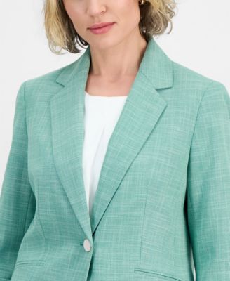 Women's 3/4-Sleeve Notch-Lapel Blazer