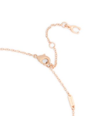 Faux Stone Halo Tea Rose Pendant Necklace