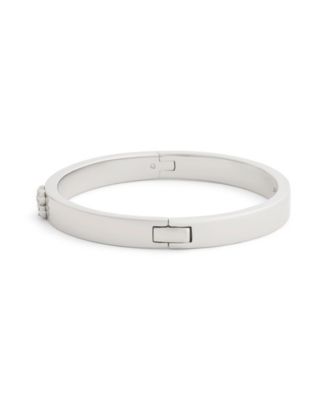 Faux Stone Pav&eacute; Signature C Bangle Bracelet