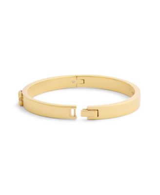 Faux Stone Pav&eacute; Signature C Bangle Bracelet