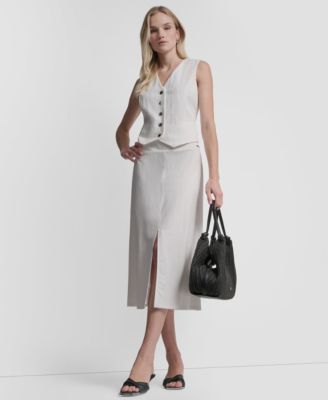 Women's Sleeveless V-Neck Arid Pique Vest