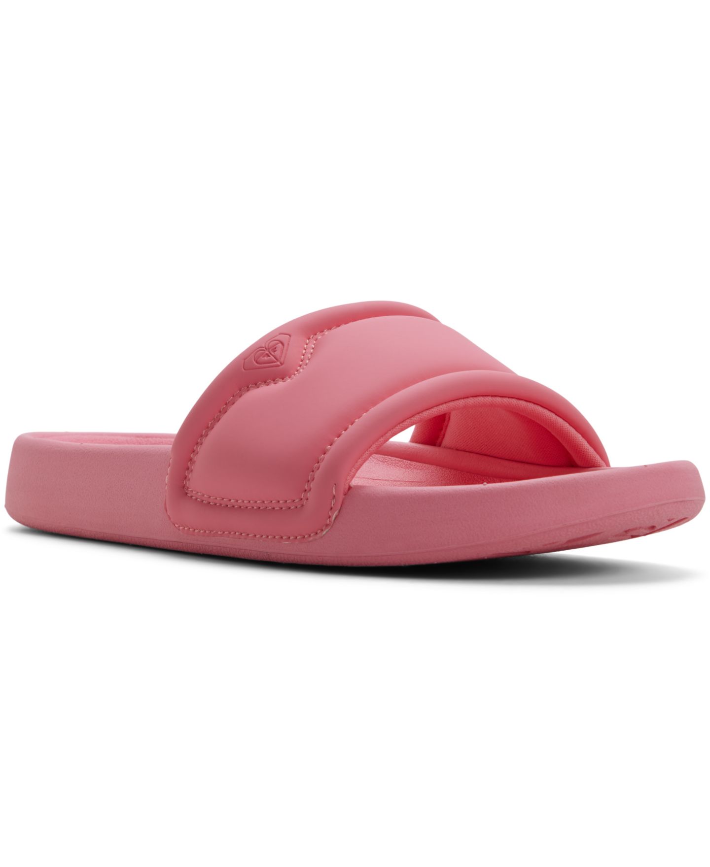 Женские сандалии Roxy Beach Slide Slip On, цвет: Розовый — фото 1