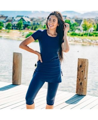 Women's UPF 50+ Short Sleeve Adele Swim Top