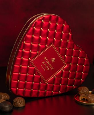 Valentine's Day Chocolate Truffle Gift Heart Tin, 26-Pc.
