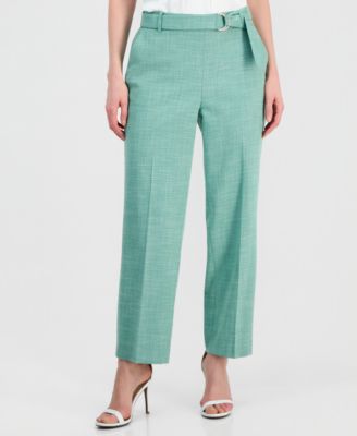 Women's Belted Pull-On Pants