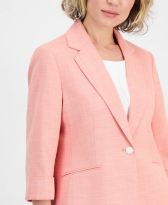Women's 3/4-Sleeve Cuffed Blazer