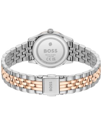 Women's Graceful Mina Quartz Two Tone Stainless Steel Watch, 25mm