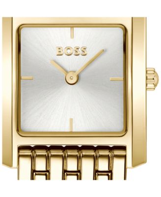 Women's Lucy Scala Quartz Ionic Plated Thin Gold Steel Watch, 22mm