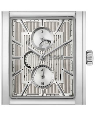 Men's Principle Dress Multi Quartz Multi Brown Leather Watch, 42.5mm