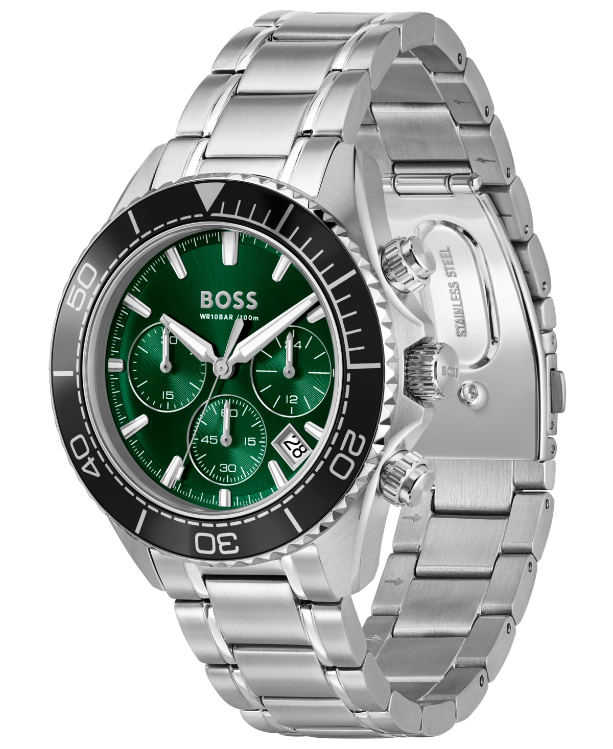 Hugo Boss Men's Sealiner Quartz Chrono Stainless Steel Watch