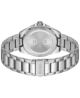 Men's Seam Quartz Stainless Steel Watch, 42.5mm