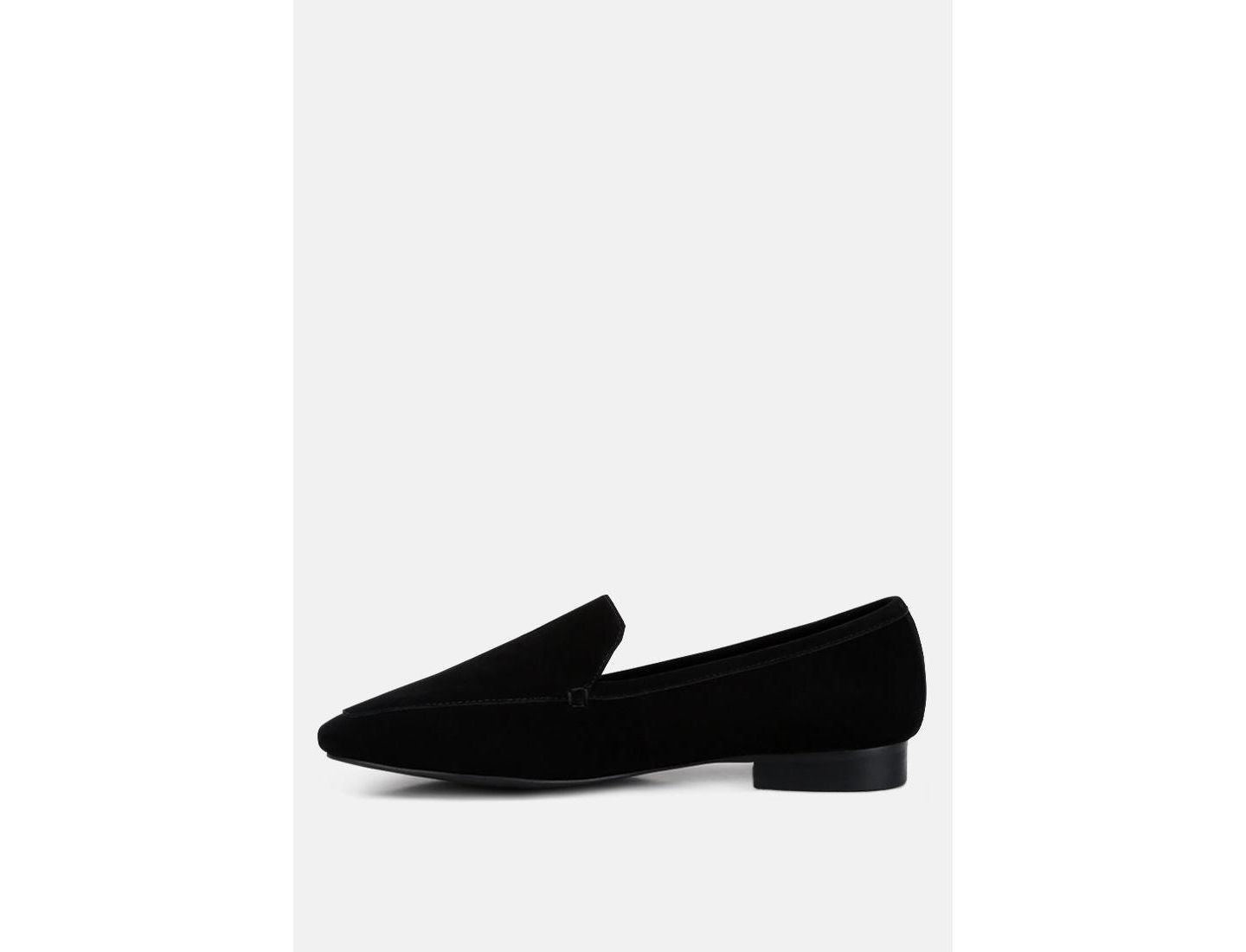 Женские туфли Rag & Co Julia Black Suede Semi Casual, цвет: Чёрный — фото 4