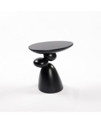 Modern Minimalist Fiberglass End Table for Living Room and Bedroom Decor