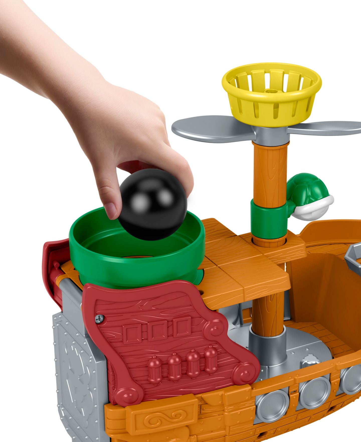 Детский игровой набор Little People My Mario Super Mario Push-Along 3-Piece Playset, Ages 1.5+ — фото 4
