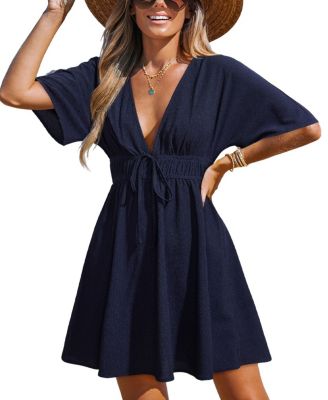 Women's Andros Cover-Up Mini Beach Dress