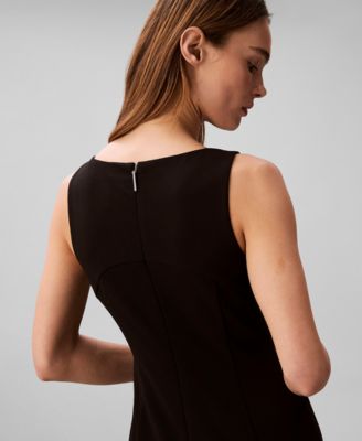 Women's Sleeveless Scoop Neck Dress