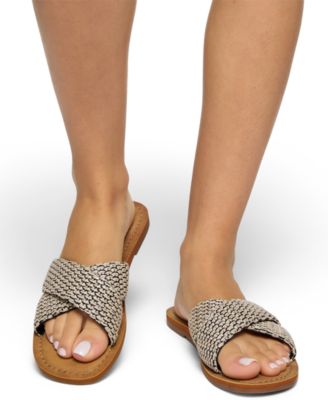 Women's Andreya Raffia Slip On Sandals