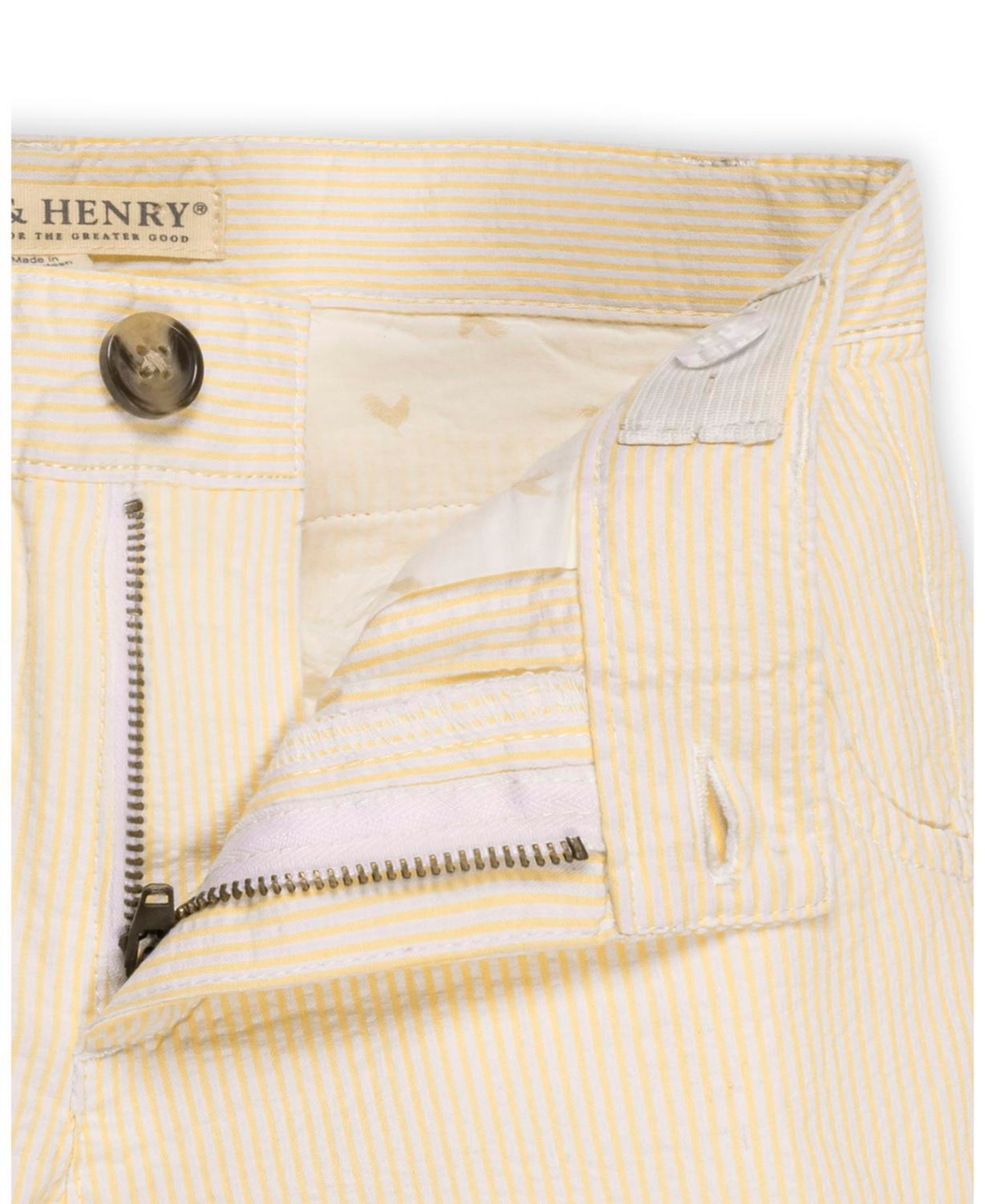 Hope & Henry Little and Big Boys' Organic Seersucker Short