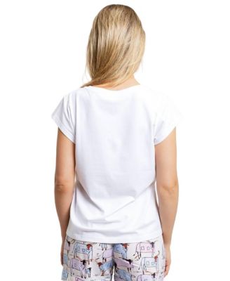 Women's Drawbertson Y'All Go To Bed Cotton Pajama T-Shirt