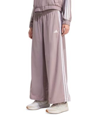 adidas Women's Three Stripe Parachute Pants - Macy's