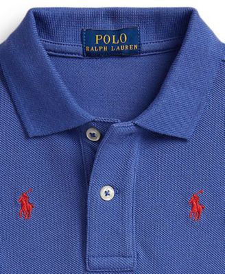 Boys' 2-7 Ribbed Collar Polo Shirt