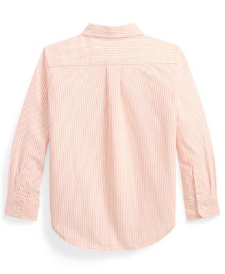 Boys' 2-7 Striped Long-Sleeve Oxford Shirt