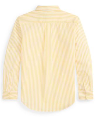 Boys' 8-20 Plaid Poplin Collared Shirt