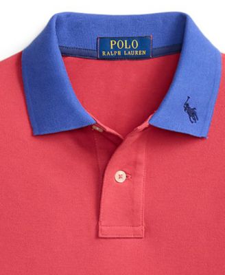 Boys' 8-20 Stretch Cotton Mesh Polo Shirt