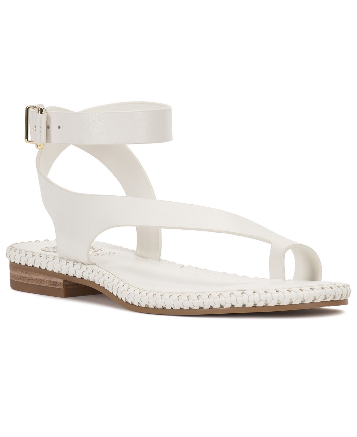 Женские сандалии Vince Camuto Women's Libahs Braided Toe-Loop Round Toe Flat Sandals — фото 1