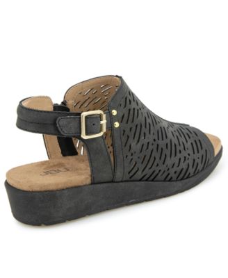 Women's Tessa Shooties Round Toe Wedge Sandals