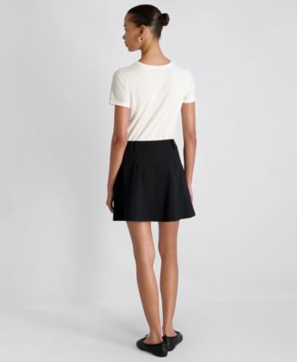 Women's Echo Crepe Flared Mini Skirt