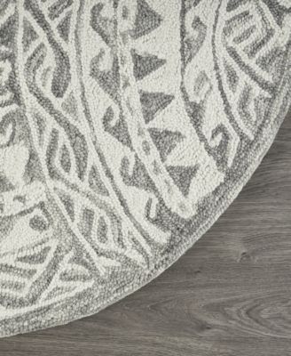 Radiance RDC-087 4' x 4' Round Area Rug