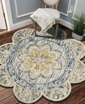 Radiance RDC-092 6' x 6' Round Area Rug