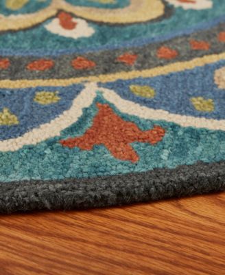 Radiance RDC-026 4' x 4' Round Area Rug