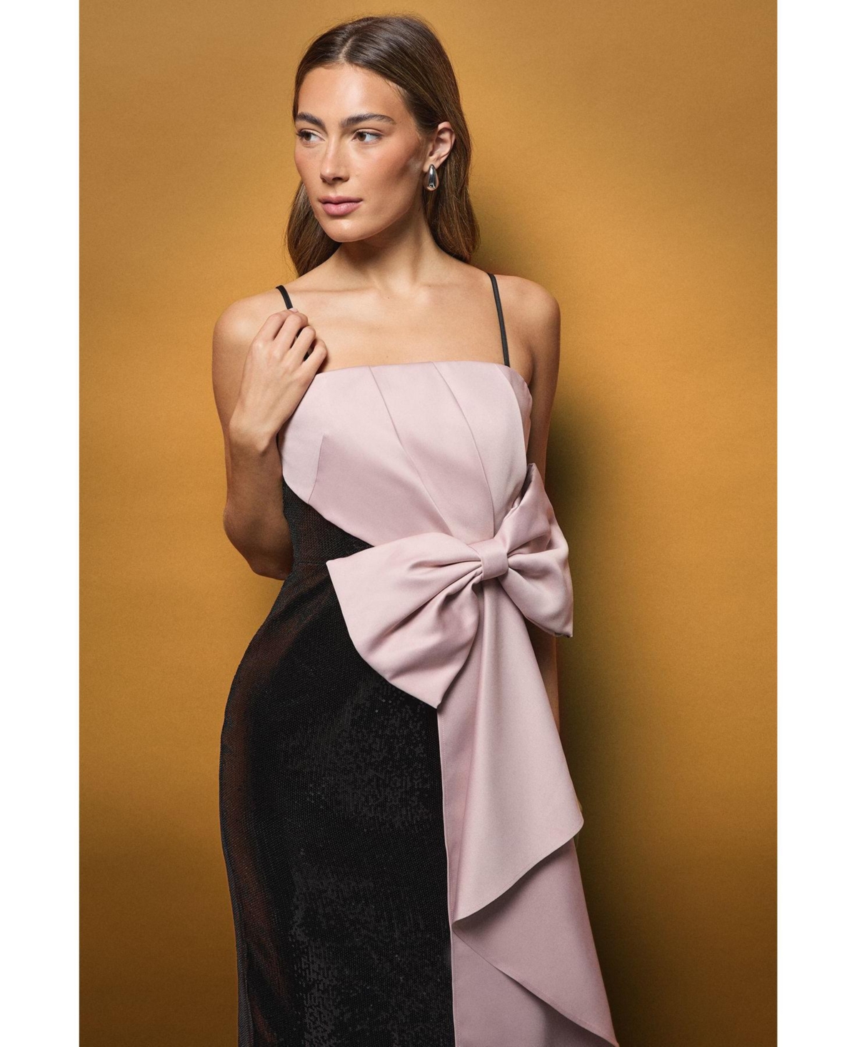 Coast Women's Sequin Bow Maxi Dress